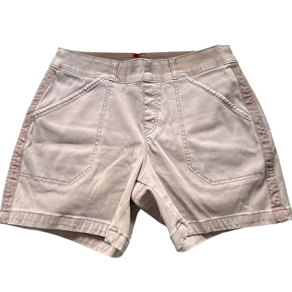 Spanx Women’s Stretch Twill Short color light mauve size medium